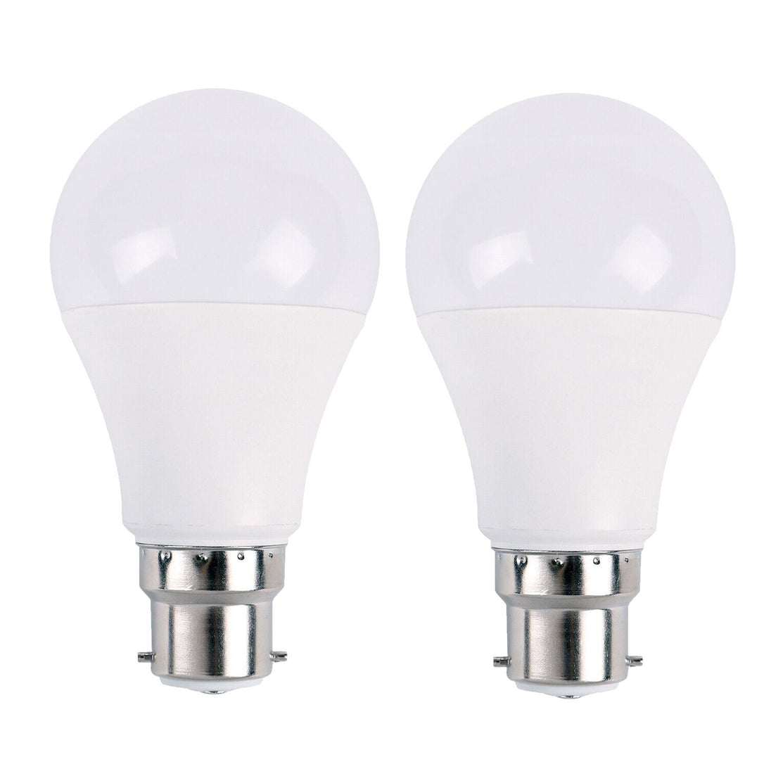 2 Pack 9W B22 Screw LED Light GLS bulbs, Energy Saving Edison Cool White 6000K non dimmable lights - Nexellus