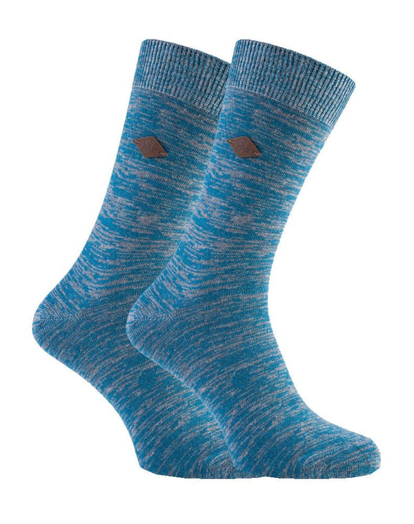 2 Pack Mens 1920 Bright Luxury Crew Socks - Nexellus