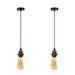 2 Pack Vintage Industrial Copper Pendant Light,lampshade E27 UK Holder - Nexellus