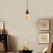 2 Pack Vintage Industrial Copper Pendant Light,lampshade E27 UK Holder - Nexellus