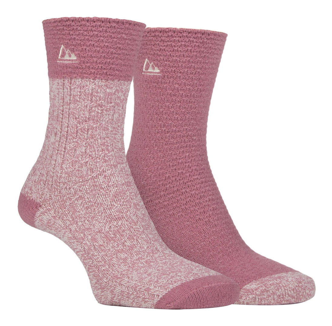 2 Pair Womens Cushioned Boot Socks - Nexellus