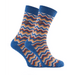 2 pairs 1920 patterned crew socks for men - Nexellus