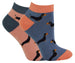 2 Pairs Ladies Bamboo Trainer Socks - Nexellus