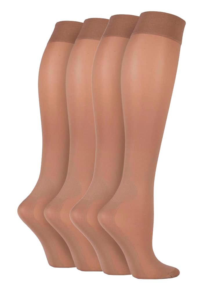 2 Pairs Ladies Knee High Compression Socks - Nexellus