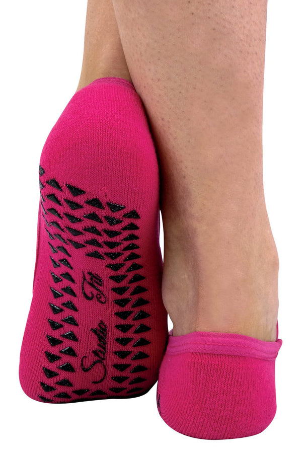 2 Pairs Ladies Non Slip Yoga Socks with Strap - Nexellus