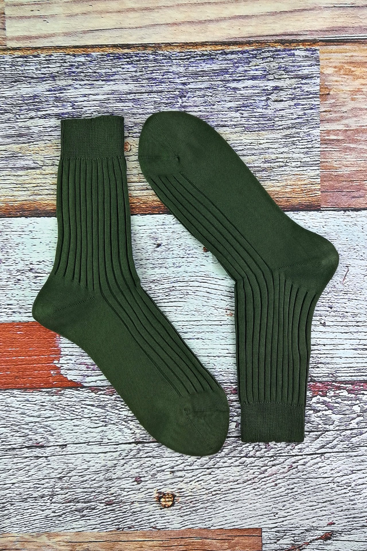 2 Pairs Mens 100% Cotton Breathable Hiking Socks - Nexellus