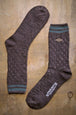 2 Pairs Mens Cotton Chunky Knitted Formal Socks - Nexellus