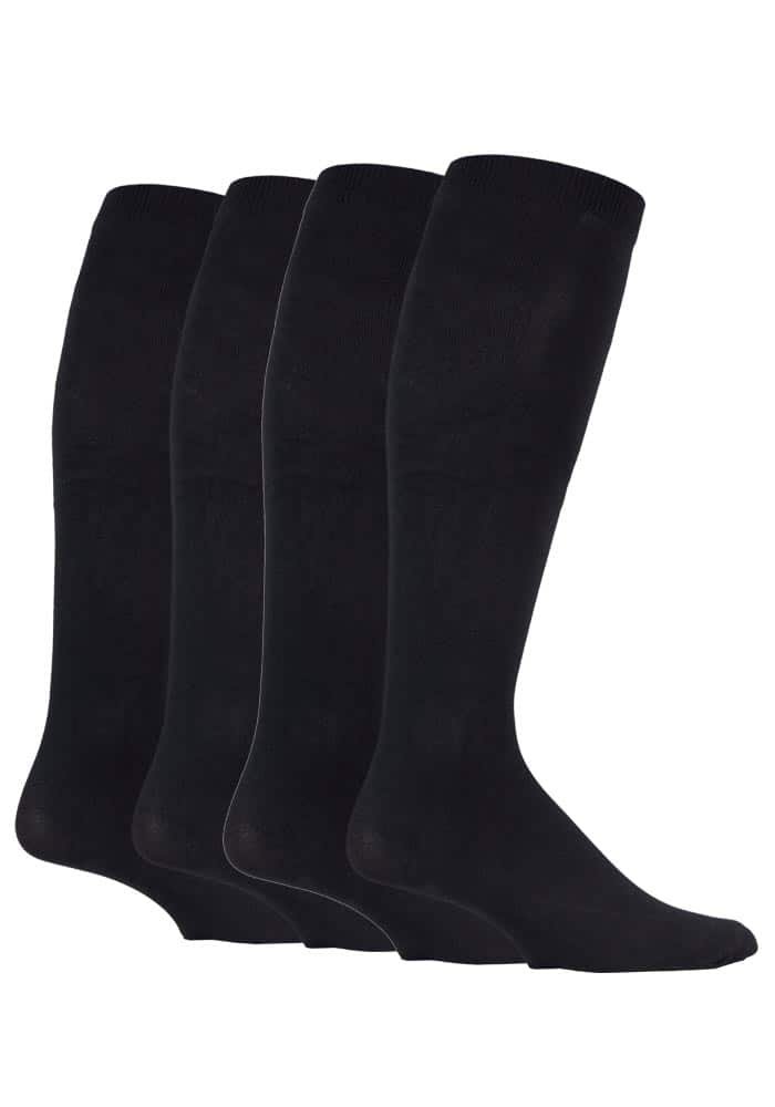 2 Pairs Mens Knee High Graduated Compression Socks - Nexellus