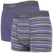 2 Pairs Mens Natural Bamboo Fitted Trunks - Nexellus