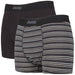 2 Pairs Mens Natural Bamboo Fitted Trunks - Nexellus