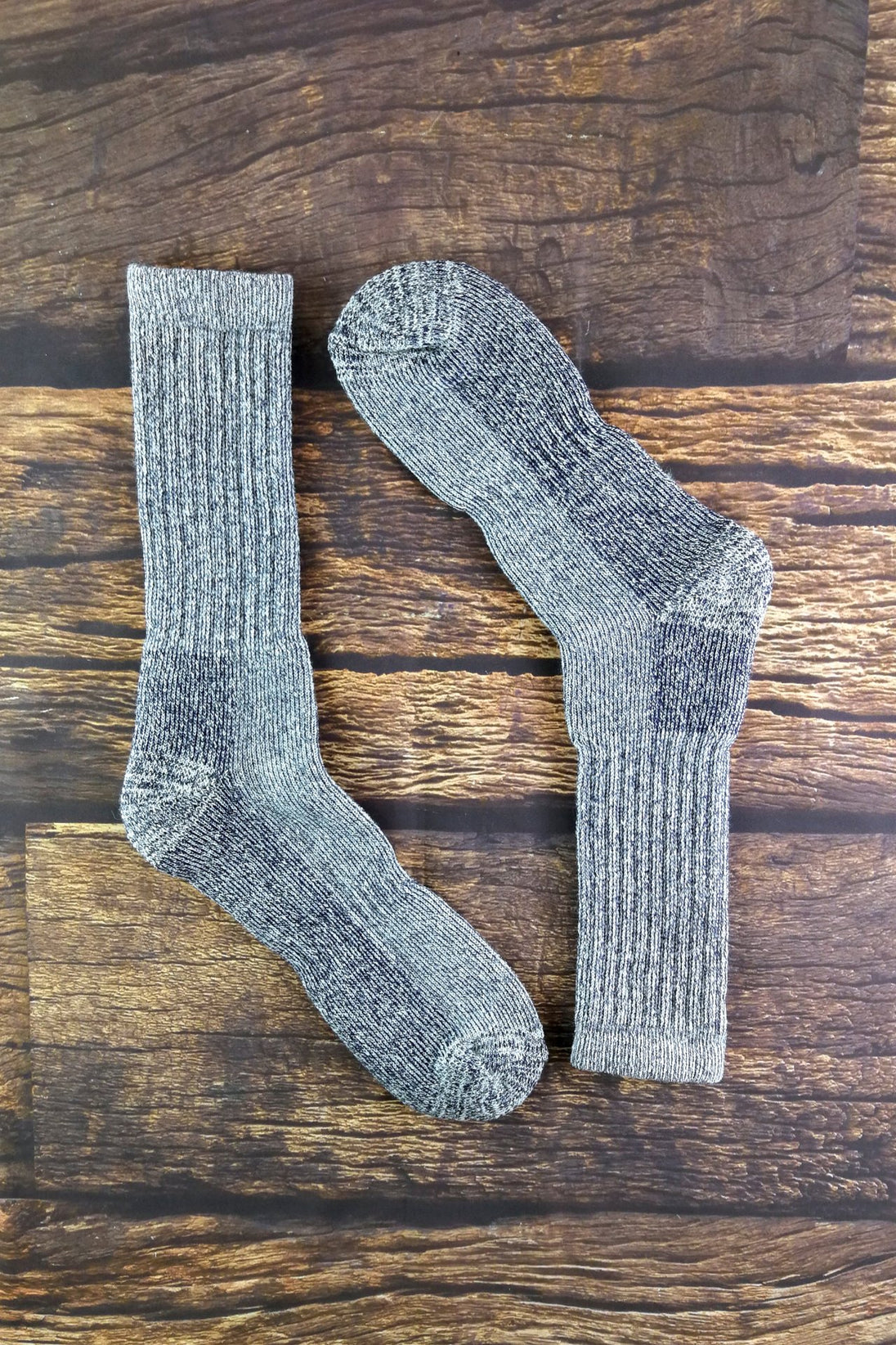 2 Pairs Mens Thick Warm Wool Rich Hiking Socks - Nexellus