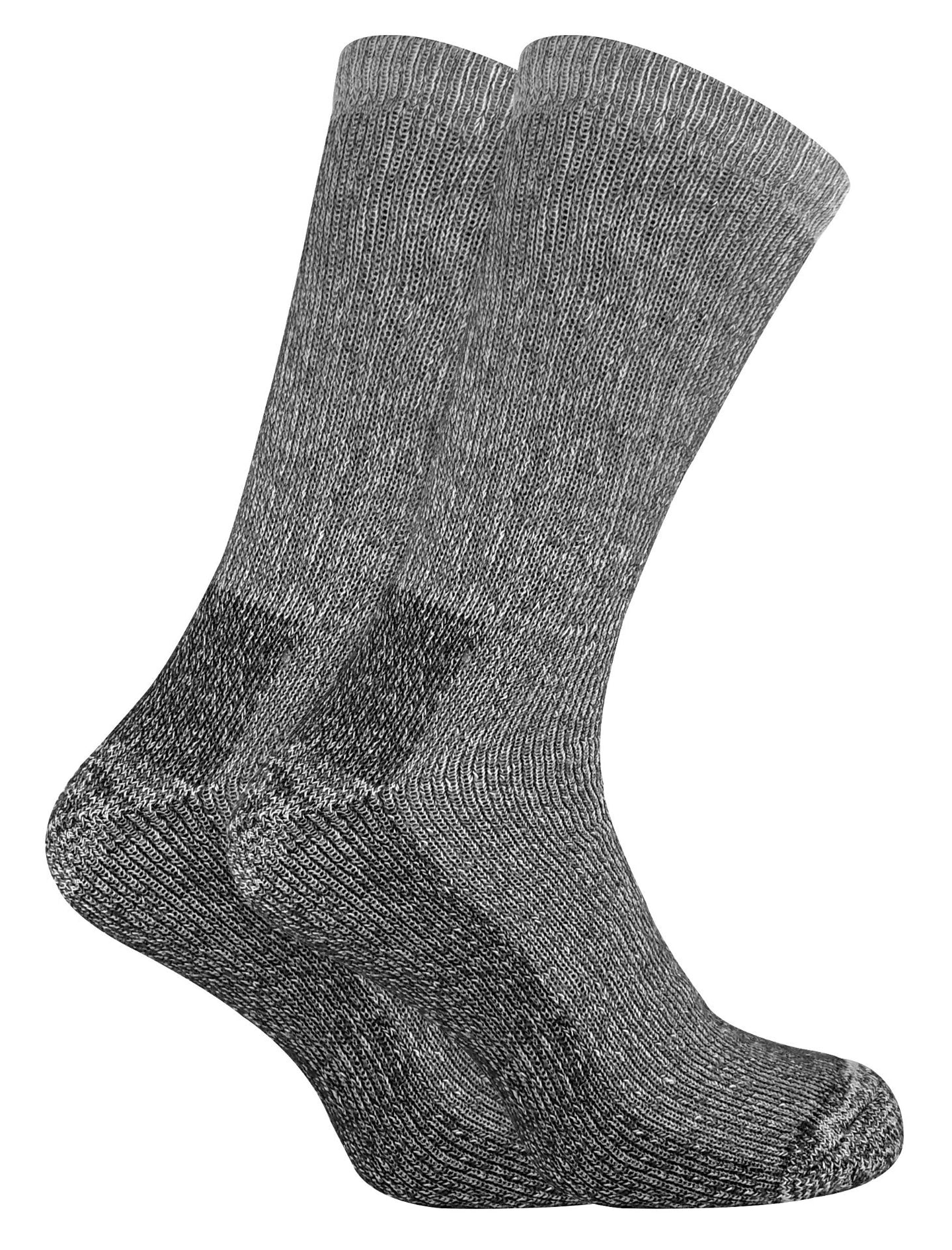 2 Pairs Mens Thick Warm Wool Rich Hiking Socks - Nexellus