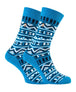 2 Pairs Mens Vintage Patterned Cotton Sock - Nexellus