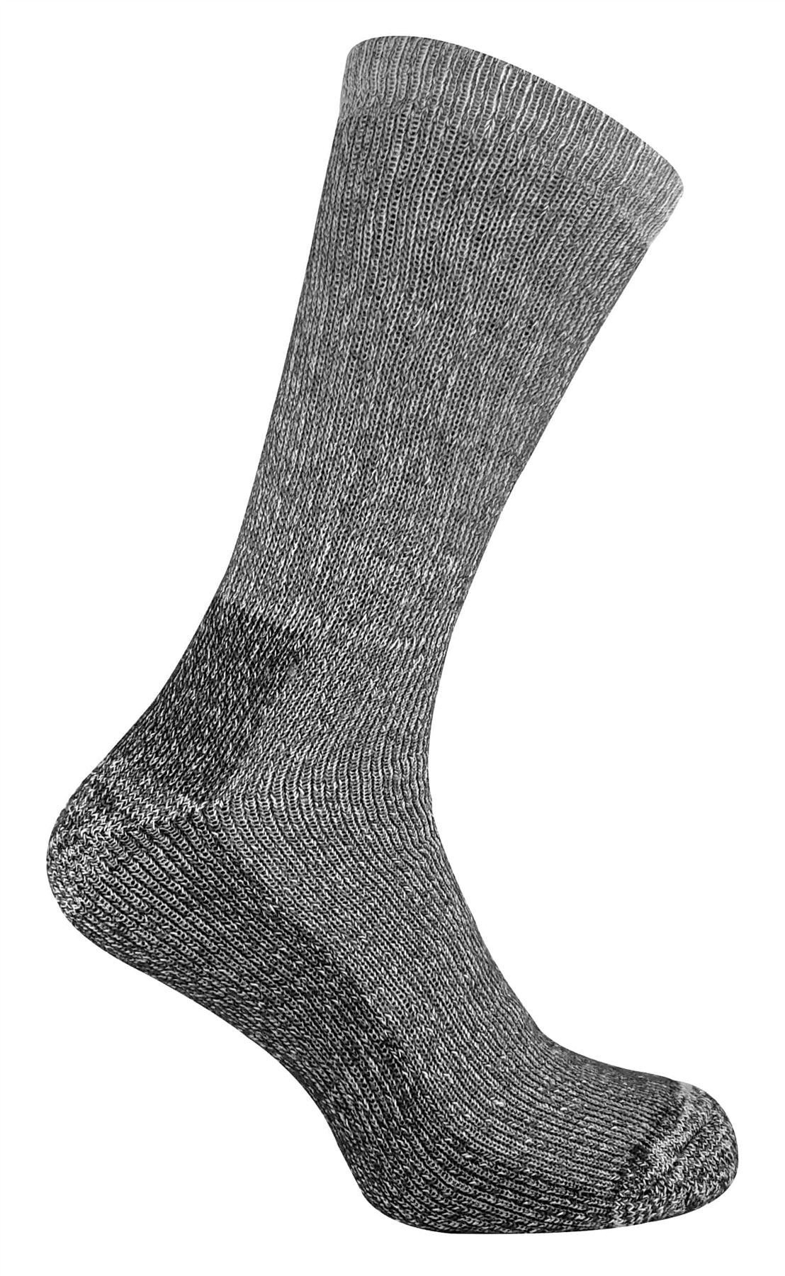 2 Pairs Mens Wool Rich Hiking Socks - SE071 (WRHM02) - Nexellus