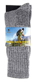 2 Pairs Mens Wool Rich Hiking Socks - SE071 (WRHM02) - Nexellus