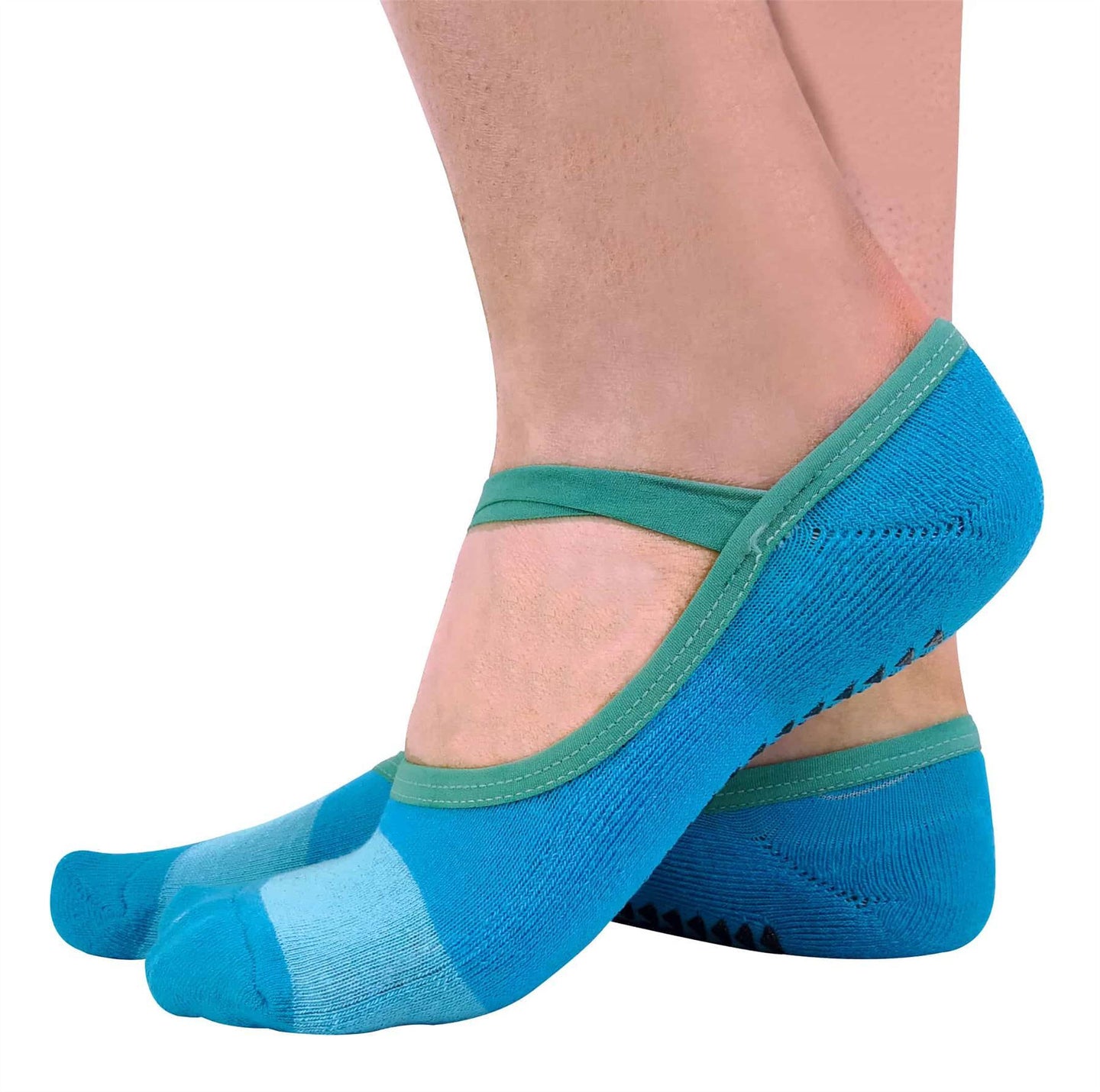 2 Pairs Yoga Socks - 1576 (Blue) - Nexellus