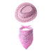 2 pcs set Head scarf and Cowboy Hat for children multivariant - Nexellus