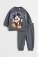 2 - Piece Cartoon Sweatshirt and Pants Tracksuit Set for Children Multivariant - Nexellus