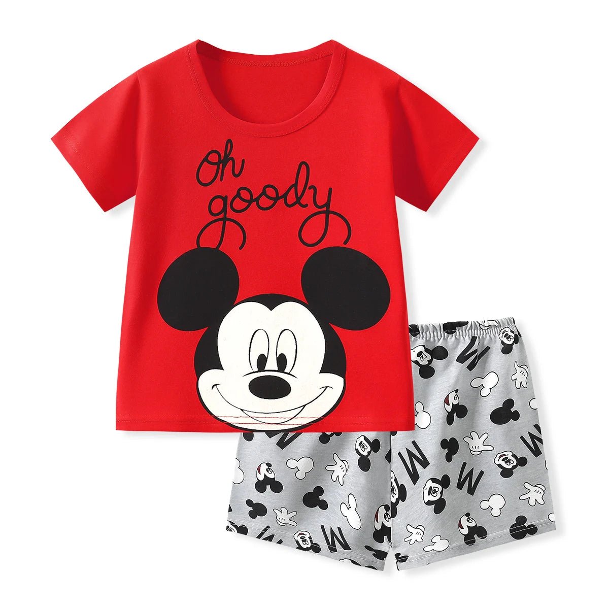 2 - piece coordinated T-shirt and shorts set for children multivariant - Nexellus