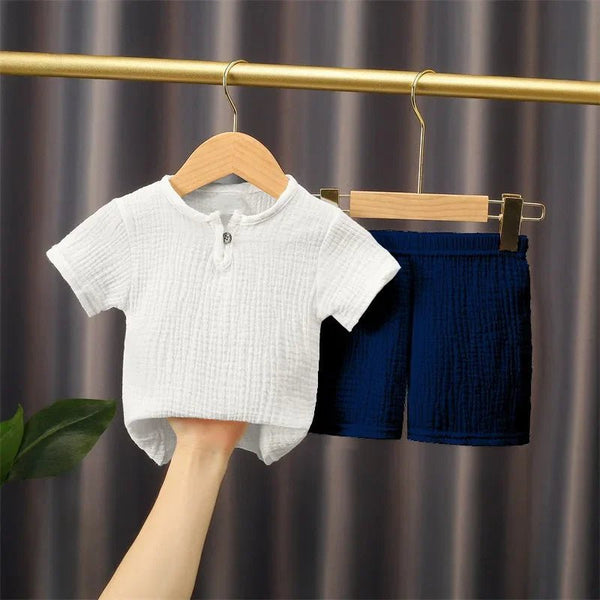 2 - piece summer t-shirt and shorts set for children multivariant - Nexellus