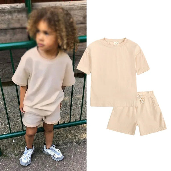 2 - piece T-shirt and shorts tracksuit set for children Multivariant - Nexellus