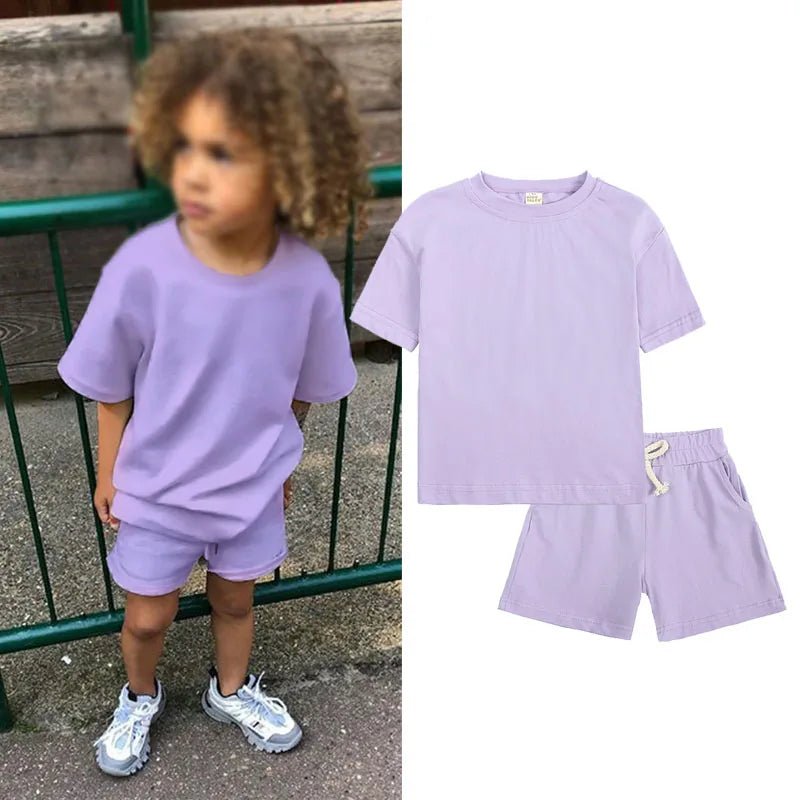 2 - piece T-shirt and shorts tracksuit set for children Multivariant - Nexellus