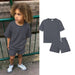 2 - piece T-shirt and shorts tracksuit set for children Multivariant - Nexellus