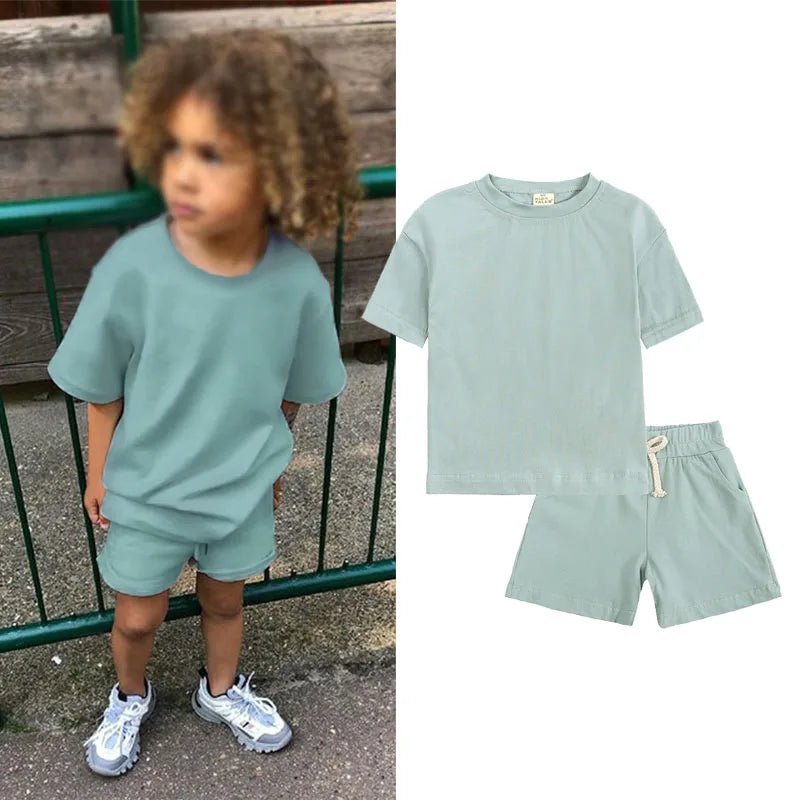 2 - piece T-shirt and shorts tracksuit set for children Multivariant - Nexellus