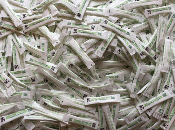 2000 White Granulated Sugar Sticks Sachets - Nexellus