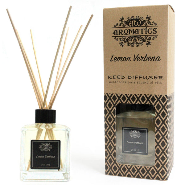 200ml Lemon Verbena Essential Oil Reed Diffuser - Per case: 1 Piece - Nexellus