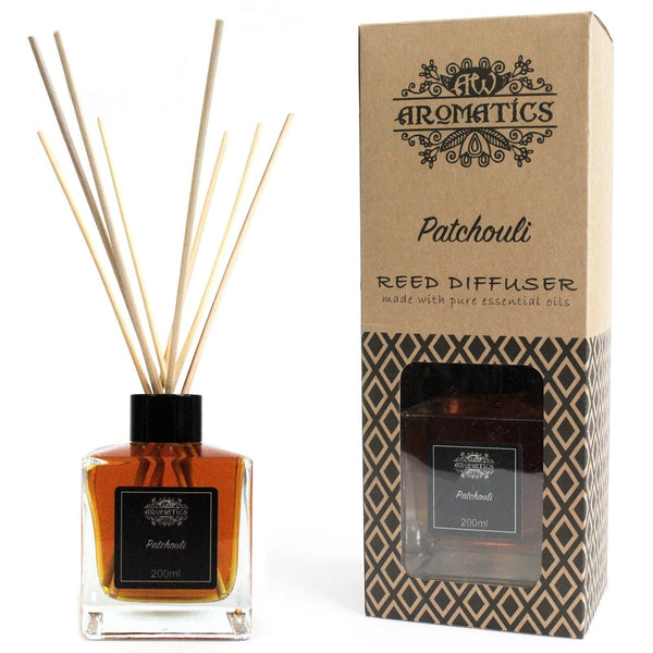 200ml Patchouli Essential Oil Reed Diffuser - Per case: 1 Piece - Nexellus