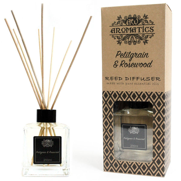 200ml Petitgrain & Rosewood Essential Oil Reed Diffuser - Per case: 1 Piece - Nexellus