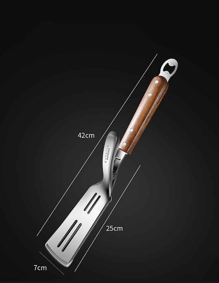 Stainless steel fried fish clip multi-function fried shovel