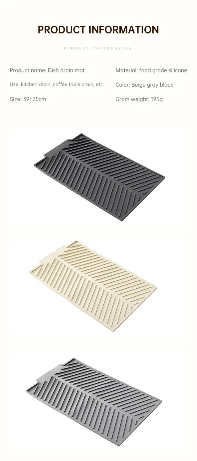 Dishes drain pad insulation pad can be cut kitchen wash