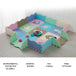 25 - Pcs Set Modular Play Mat 2 In 1 Puzzle Multivariant - Nexellus