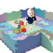 25 - Pcs Set Modular Play Mat 2 In 1 Puzzle Multivariant - Nexellus