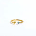 26 - letter open ring three - dimensional letter love open ring stainless - Nexellus