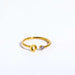 26 - letter open ring three - dimensional letter love open ring stainless - Nexellus