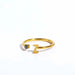 26 - letter open ring three - dimensional letter love open ring stainless - Nexellus