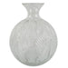 26cm Clear Fern Print Glass Bottle Vase - Nexellus