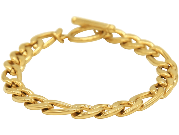 Gemshine Bracelet Solid Chain - Sustainable, Ethical, Fair Trade Jewelry Made in Spain - Nexellus