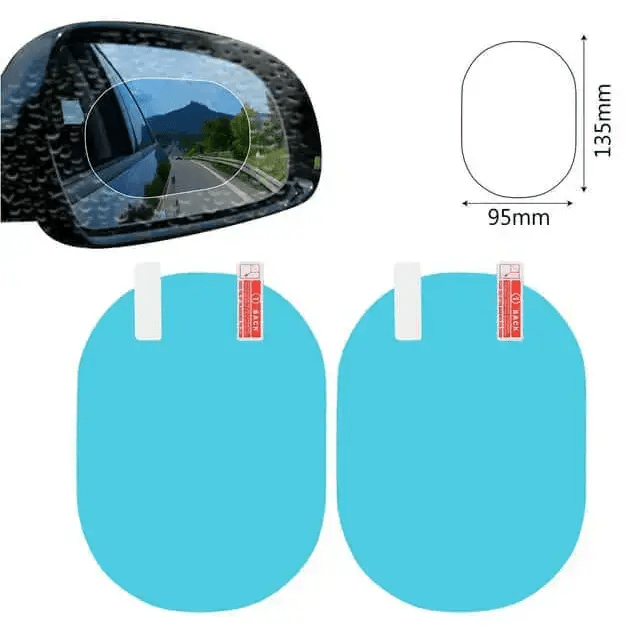 2pcs car mirror window clear film anti dazzle car rearview mirror - Nexellus