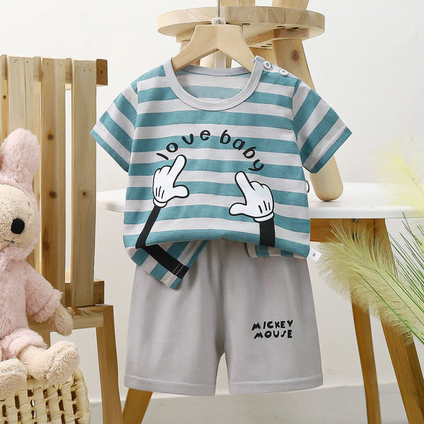 2pcs set Shirt and Pants for Children multivariant - Nexellus