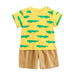 2pcs set t-shirt and shorts for children multivariant - Nexellus