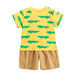 2pcs set t-shirt and shorts for children multivariant - Nexellus