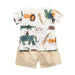 2pcs set t-shirt and shorts for children multivariant - Nexellus