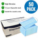 3 Layer Disposable Face Mask Blue (50 pcs) - Nexellus