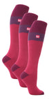 3 Pack Ladies Knee High Ski Socks - Nexellus