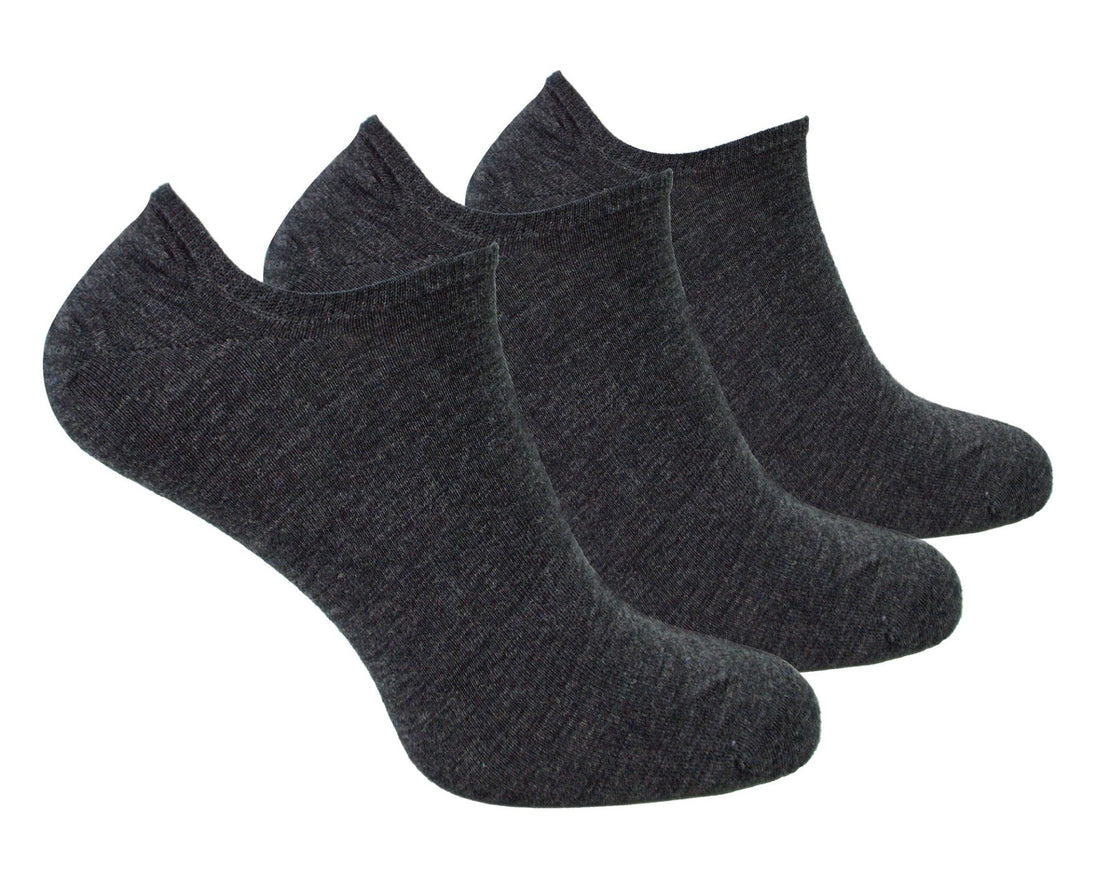 3 Pack Mens Breathable Invisible Merino Wool Socks - Nexellus