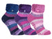 3 Pack Womens Lined Non Slip Socks - Nexellus